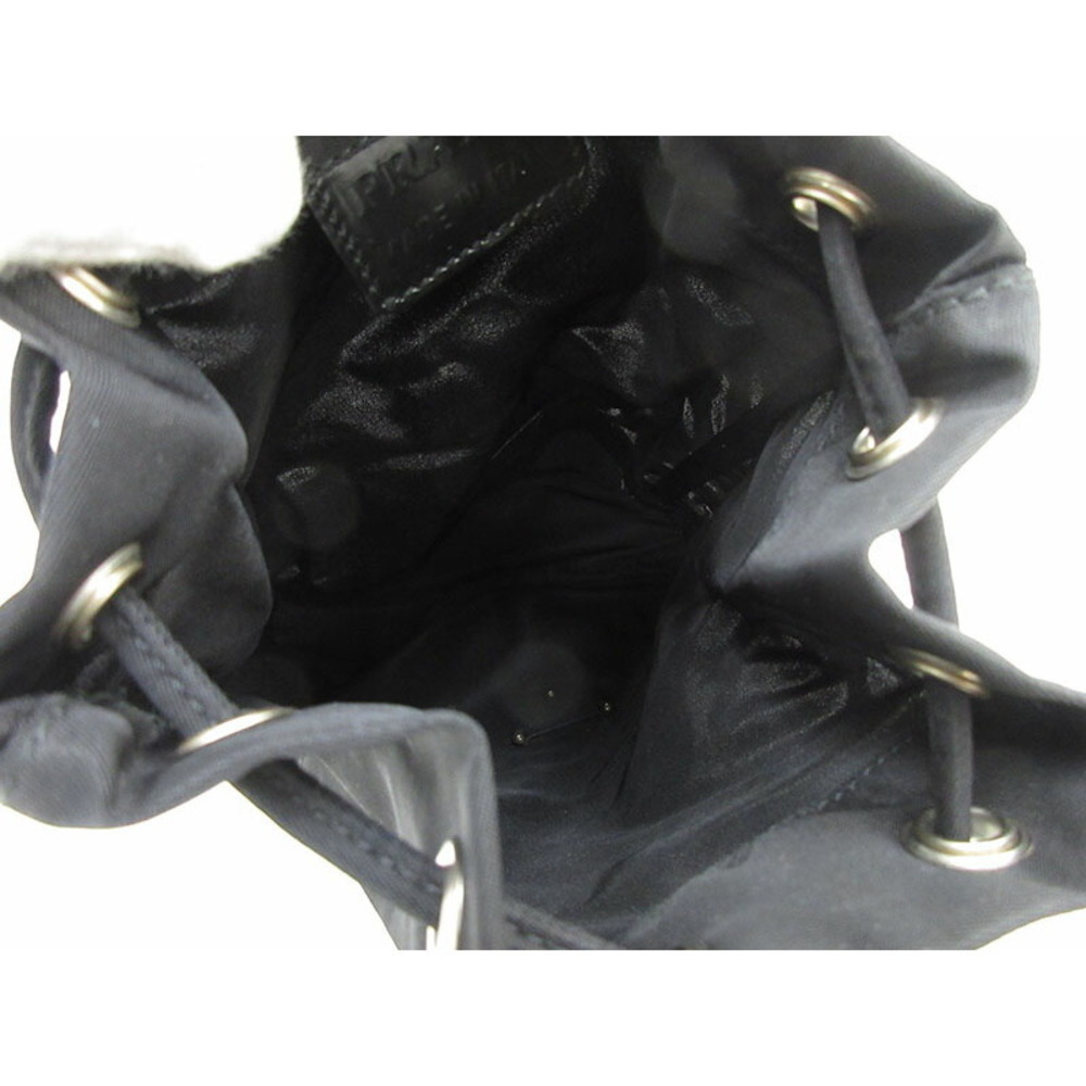 Prada Drawstring Pouch Black Accessory - image 6